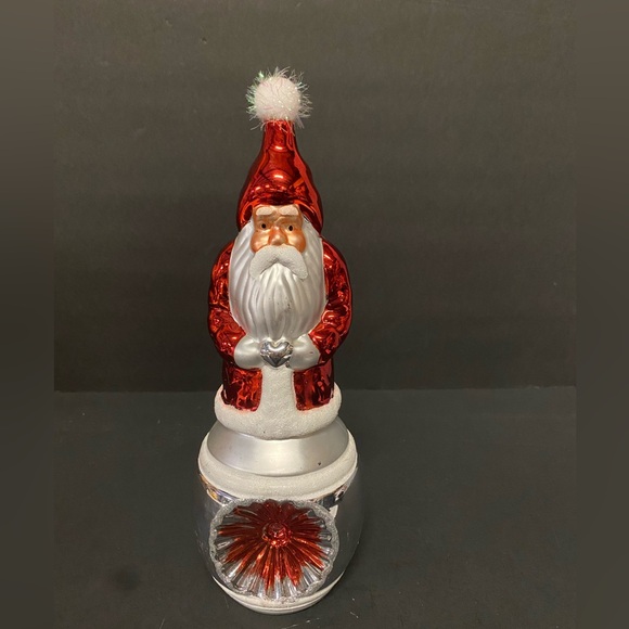 Other - Festive Red and Silver Santa Claus Ornament